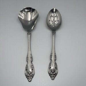 Oneida Community Stainless Brahms Set of 2‎ Serving Spoons